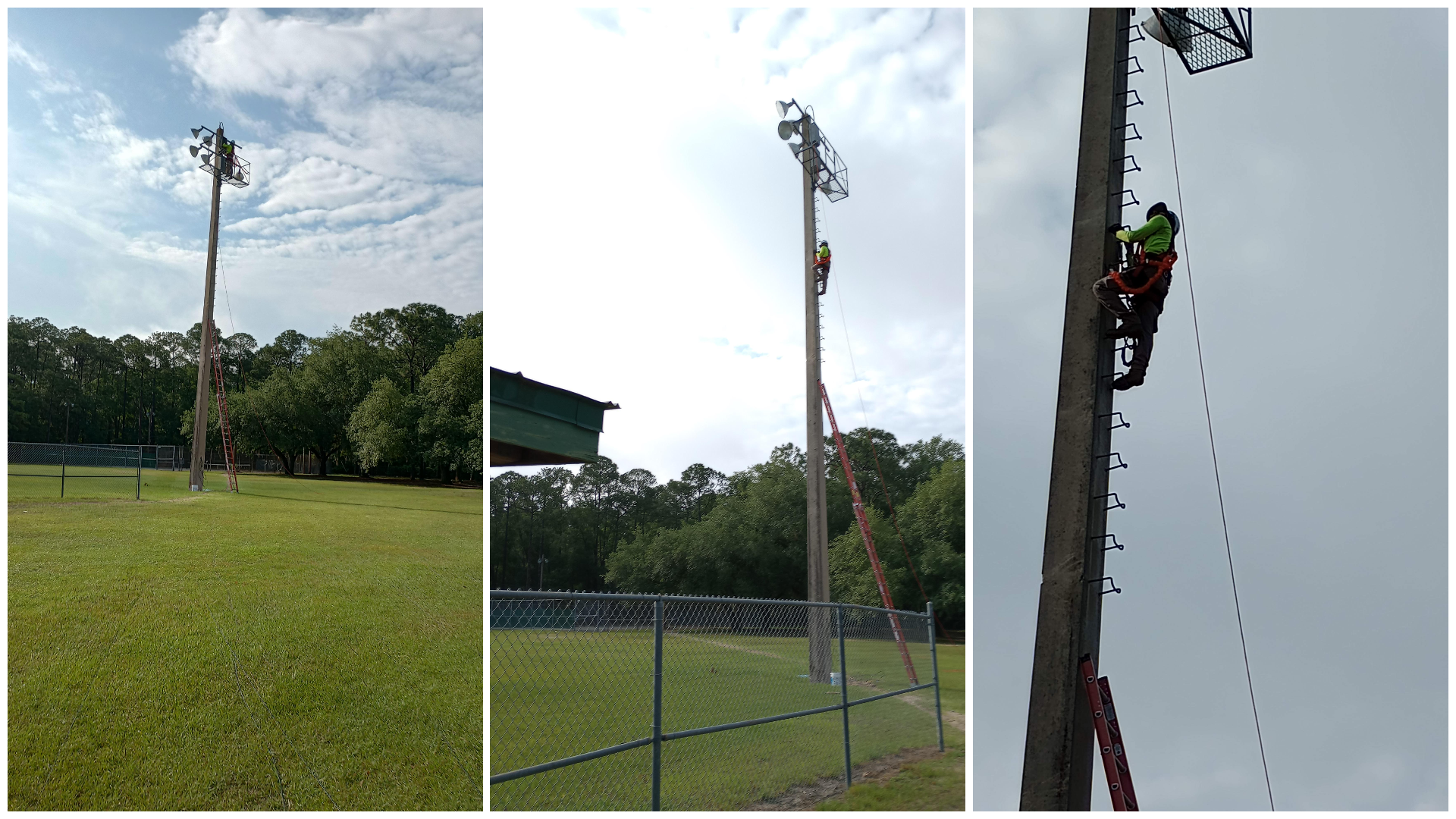 Sports Field Light Pole